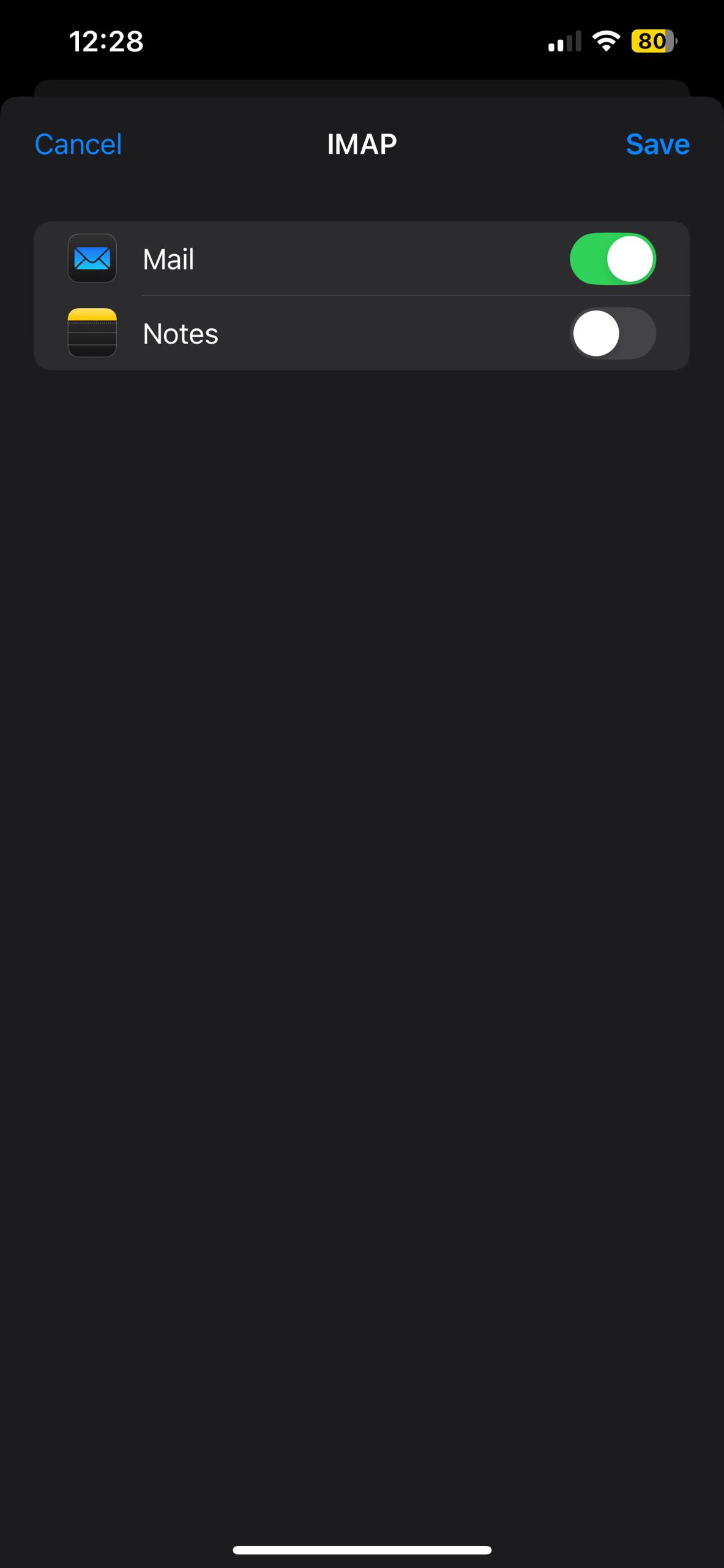 Enable Mail