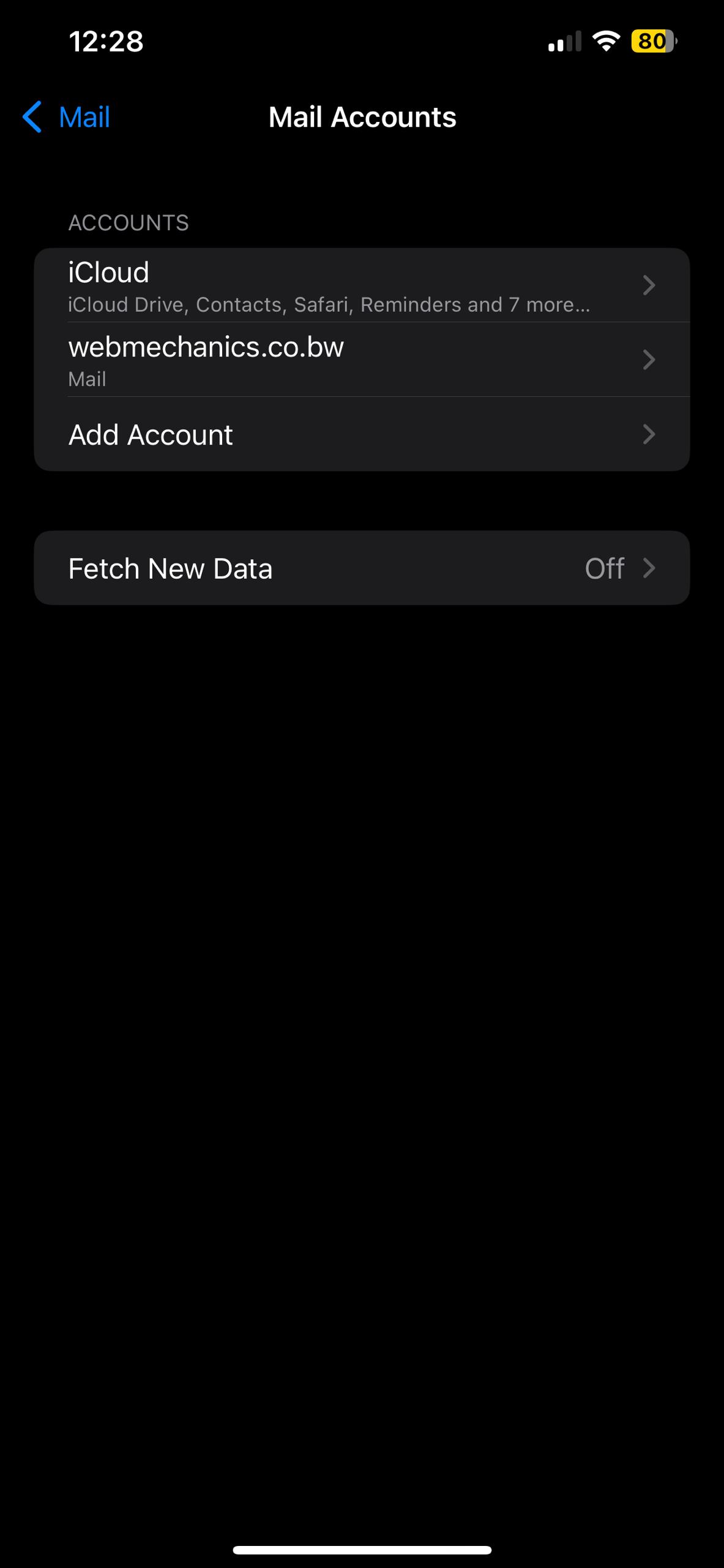 Return to Accounts